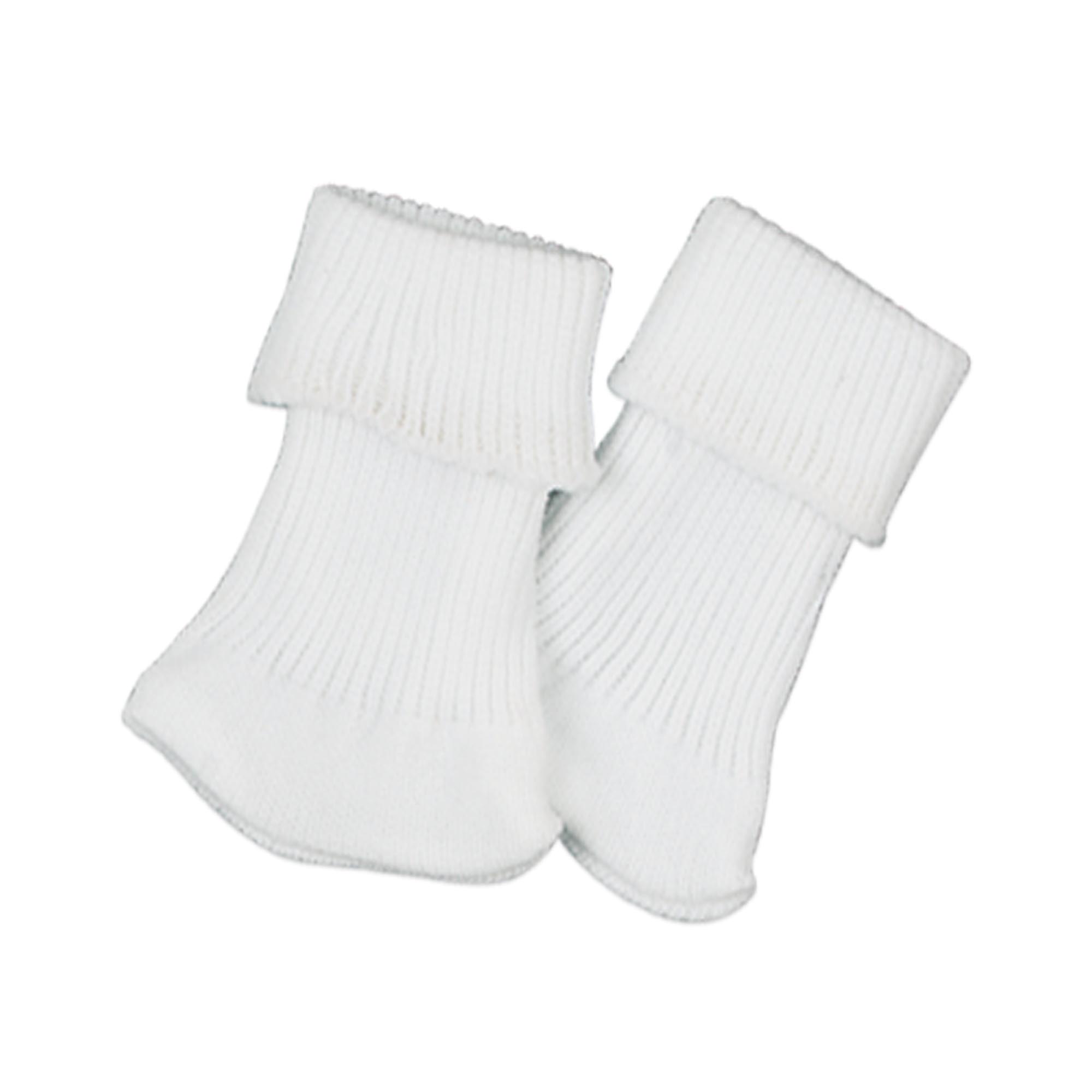 Sophia's  2 Pack of Socks, 1 with Lace Trim for 18'' Dolls, White