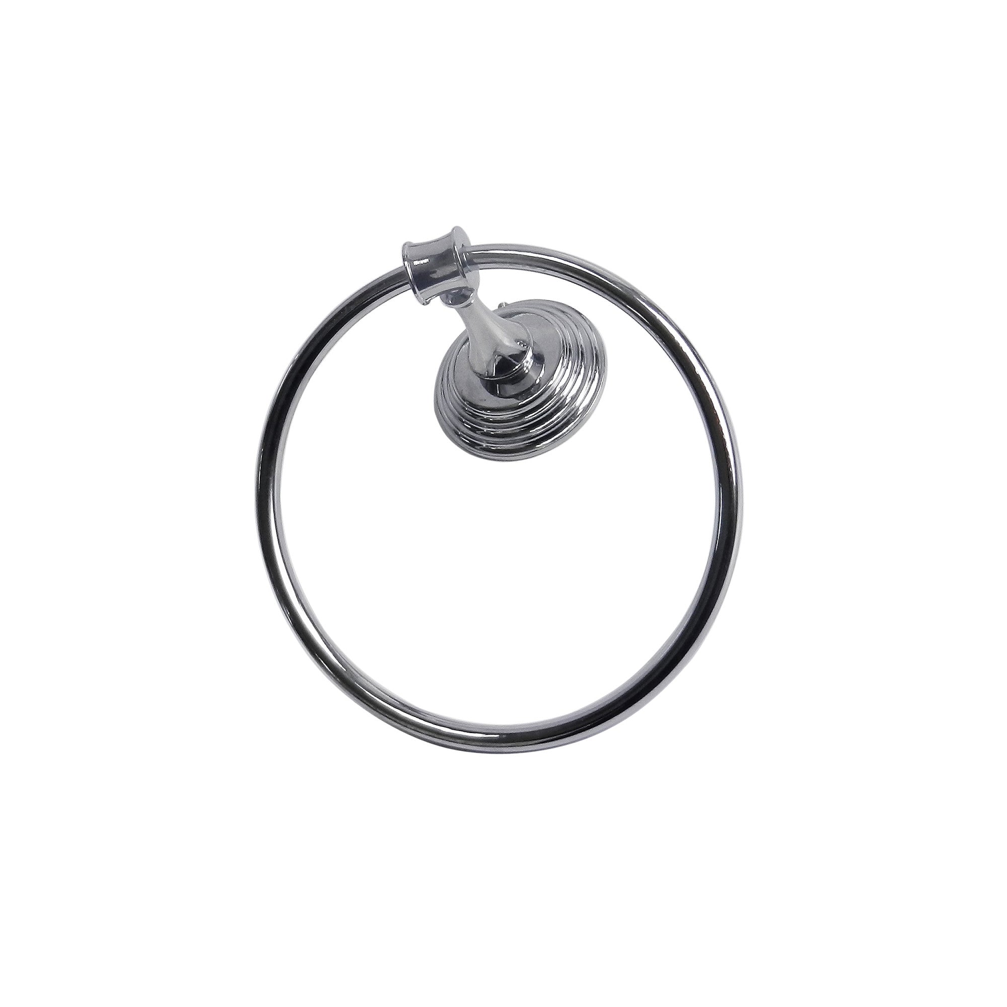 Teamson Home Wall Mounted Towel Ring, Chrome