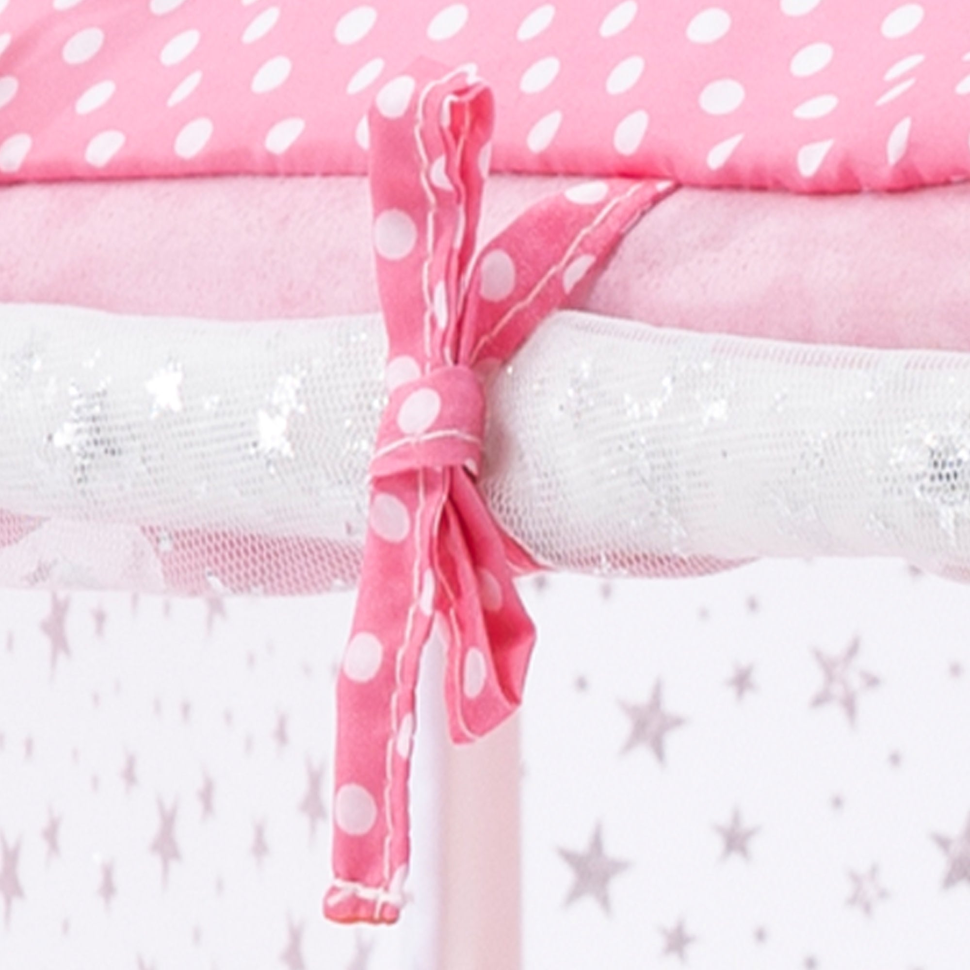 Olivia's Little World Toy Tent with 2 Sleeping Bags for 18" Dolls, White/Pink