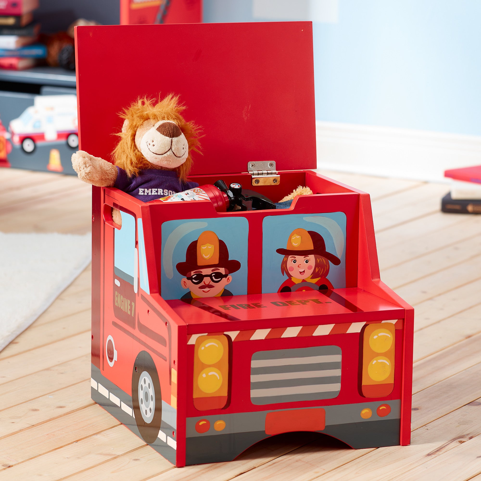 Fantasy Fields - Toy Furniture -Little Fire Fighters Step Stool