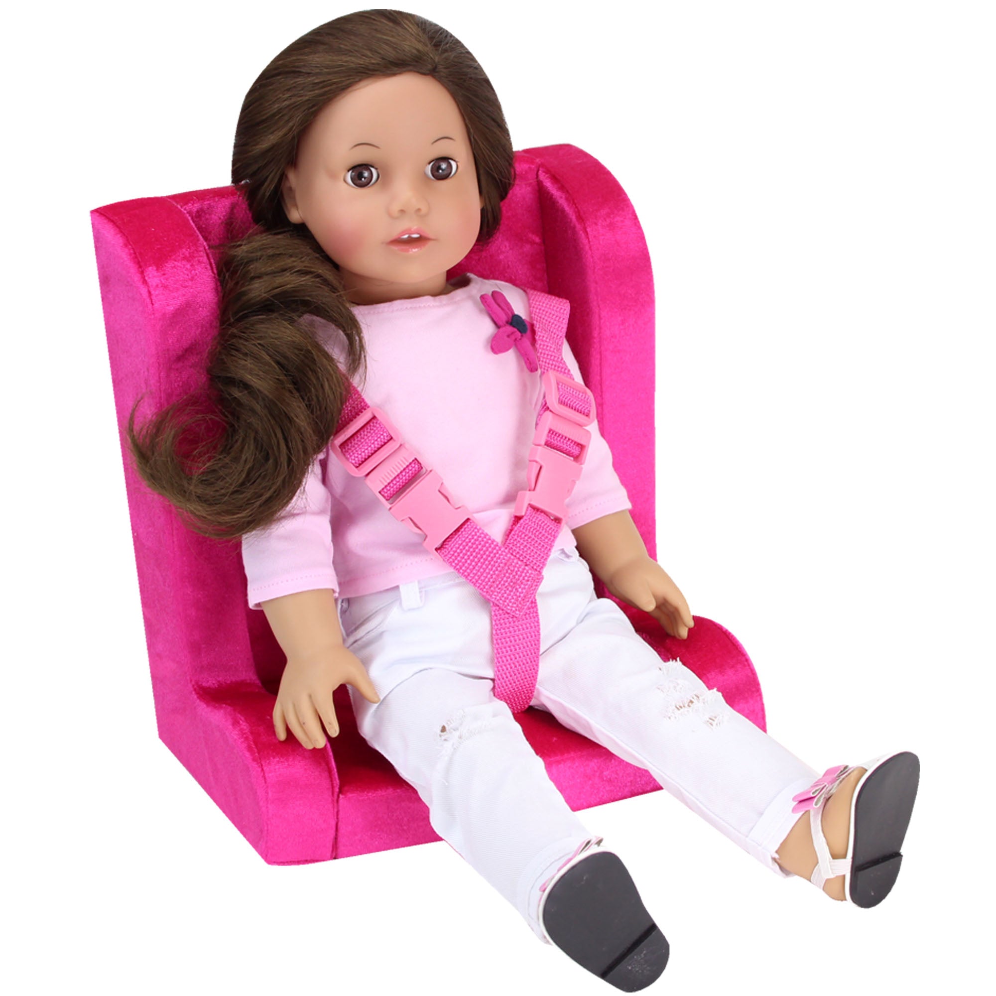 Sophia's - 18" Doll - Doll Car Seat - Hot Pink