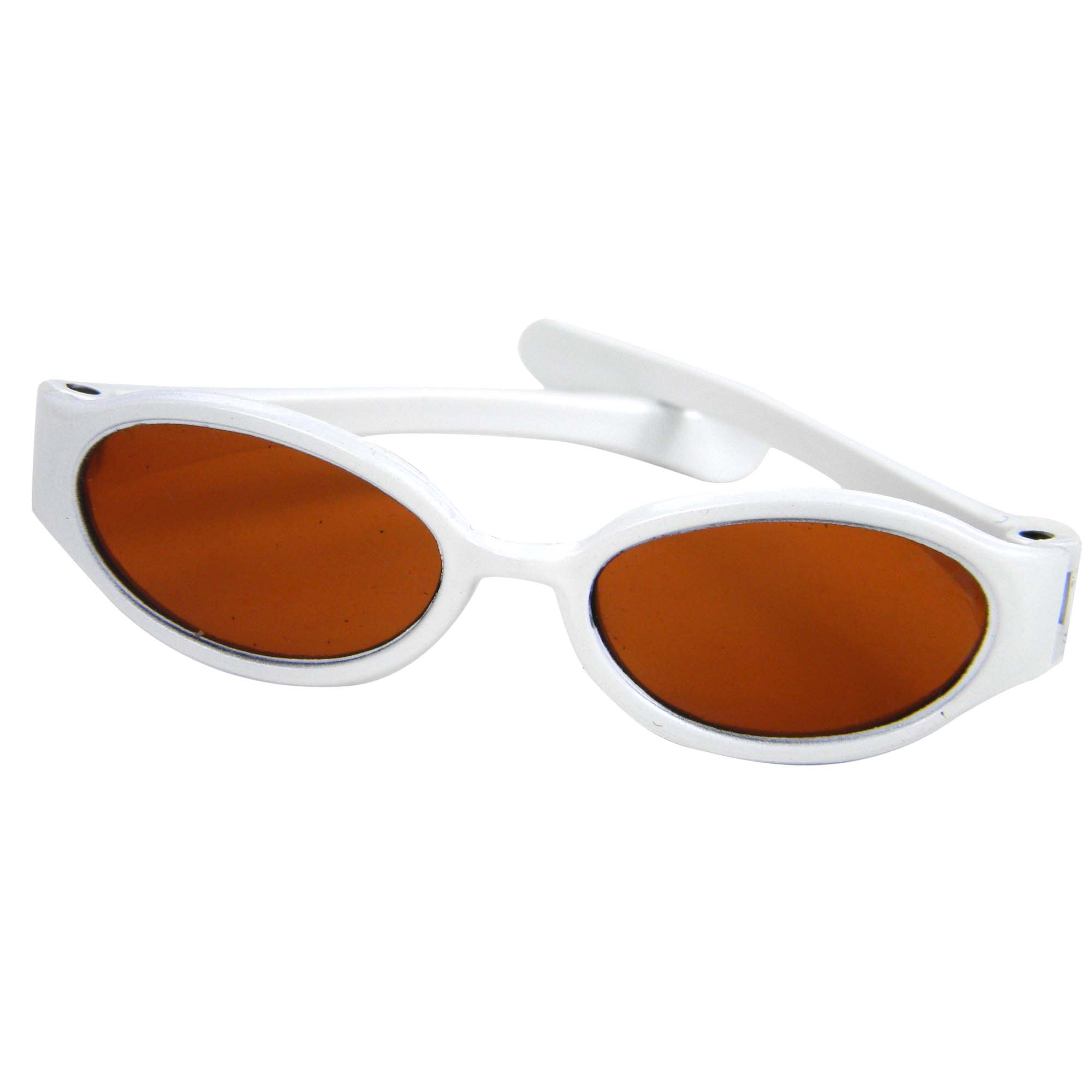 Sophia’s Stylish Gender-Neutral Solid-Colored Classic Wayfarer-Inspired Plastic Frame Sunglasses Accessory for 18” Dolls, White