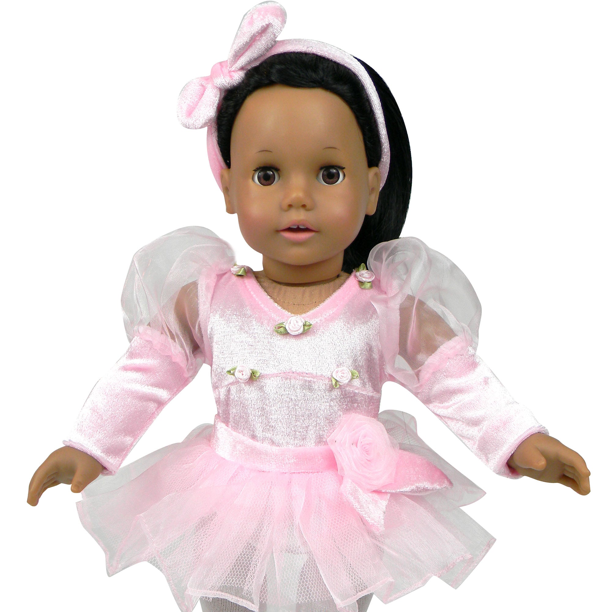 Sophia's - 18" Doll - Ballet Recital Set, Ballet Slippers & Tights - Light Pink
